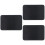 3Stk Schwarze Gaming Mouse Mat Stoff Beleuchtet Für Computer 6