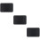 3Stk Schwarze Gaming Mouse Mat Stoff Beleuchtet Für Computer 9