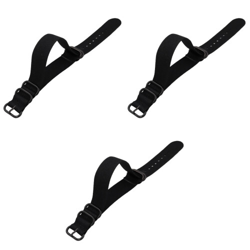 3Stk Einfaches Canvas Band Strap Passend Für Armbanduhren 2