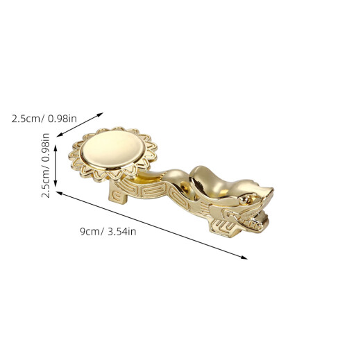 2Stk Goldfarbener Essstäbchenständer Aus Metall, Robust Und Elegant 2