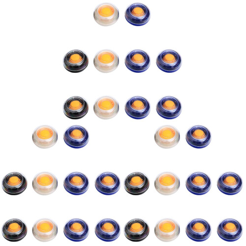 30Stk Fingerschwamm Kugelform Bunt Für Bargeldsortierung 1