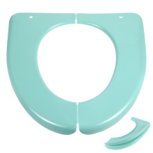2Stk Toilettensitz Auflage Faltbar Grün Für Zuhause
