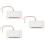 3Stk Weißer 12V Lüfter Seitenventilator, Geräuschlos, Robust 7