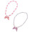 4Stk Kinderkette Perlen Schmuck Schmetterlinge 1