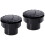 2Stk Universal Auto Luftauslass ABS Schwarz Lüftungsgitter 10
