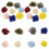 48Stk Mehrfarbige Fluffy Pompons Bastelideen Accessoires 8