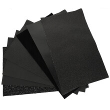 Schwarze PU Lederplatten Für DIY Taschen Und Schmuckherstellung