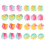 48Stk Mehrfarbige Fluffy Pompons Bastelideen Accessoires 10
