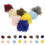 48Stk Mehrfarbige Fluffy Pompons Bastelideen Accessoires 2