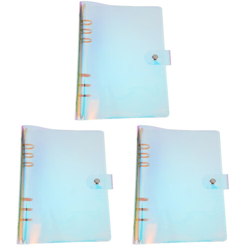 3Stk Robuste PVC Buchhüllen Multifunktional Schutz Für Schulhefte 1