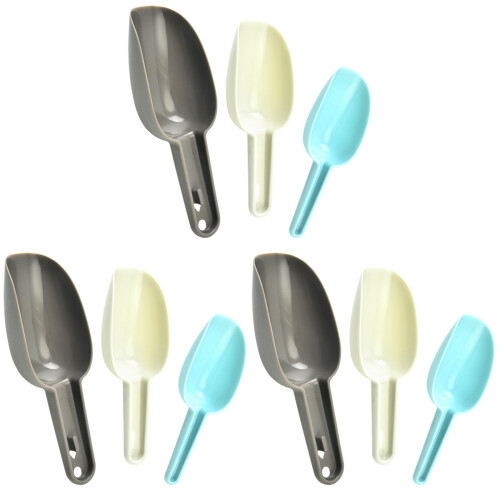 3Sets Multifunctionele Ijsscheppen PP Stofruimtebesparend Comfortabel 1