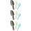 3Sets Multifunctionele Ijsscheppen PP Stofruimtebesparend Comfortabel 8