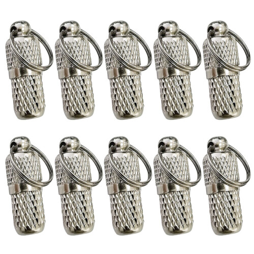 30Stk Haustier-Halsbandanhänger Silber, Mit Ring, Und Robust