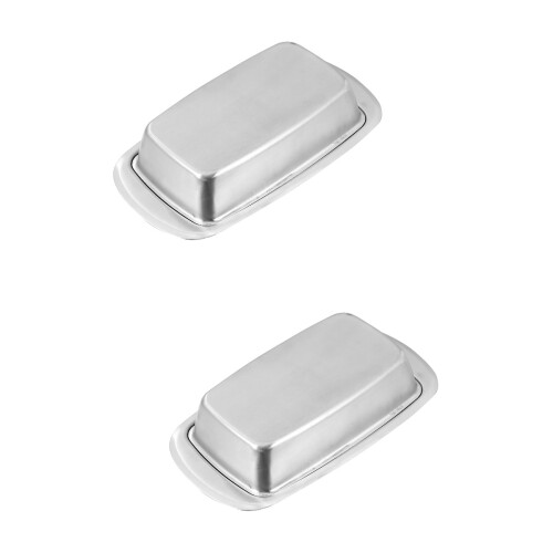 2Stk Silber Aus Sichere Frischhaltedose Für 2