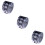 500Stk Schwarze Nail Art Form Schablonen Mit Nail Guide Tool 7