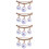 4Stk Stilvolle Goldene Brosche Perlen Kleiderschmuck 5