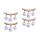 4Stk Stilvolle Goldene Brosche Perlen Kleiderschmuck 4