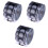 500Stk Schwarze Nail Art Form Schablonen Mit Nail Guide Tool 2