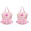 2Stk Vielseitiger Rosa Ballett Rucksack Mit Schultergurt 2