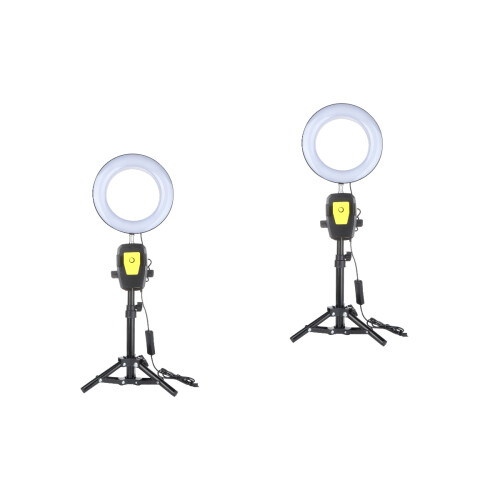2Stk Phone Selfie Light LED Fill Light Für Webcast Beauty-Effekte 2