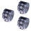 500Stk Schwarze Nail Art Form Schablonen Mit Nail Guide Tool 5
