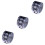 500Stk Schwarze Nail Art Form Schablonen Mit Nail Guide Tool 4