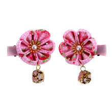 4Stk Rosa Kids Haarspange Plastik Japanischer Stil Kinder Haar-Deko
