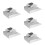 10Stk Lose Perlen Silber Mini Edelstahlschaufel Für Schmuck 9