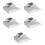 10Stk Lose Perlen Silber Mini Edelstahlschaufel Für Schmuck 6