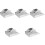10Stk Lose Perlen Silber Mini Edelstahlschaufel Für Schmuck 3