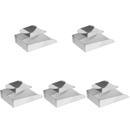 10Stk Lose Perlen Silber Mini Edelstahlschaufel Für Schmuck 1