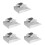 10Stk Lose Perlen Silber Mini Edelstahlschaufel Für Schmuck 5