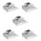 10Stk Lose Perlen Silber Mini Edelstahlschaufel Für Schmuck 7