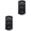 2Pièces Indicateur Voltage Auto Noir 12-24V Écran Durable 2