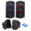 2Pièces Indicateur Voltage Auto Noir 12-24V Écran Durable 9
