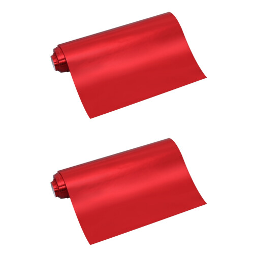 2Stk Rote Auto Klebefolie Selbstklebend Wasserabweisend Vielseitig 2