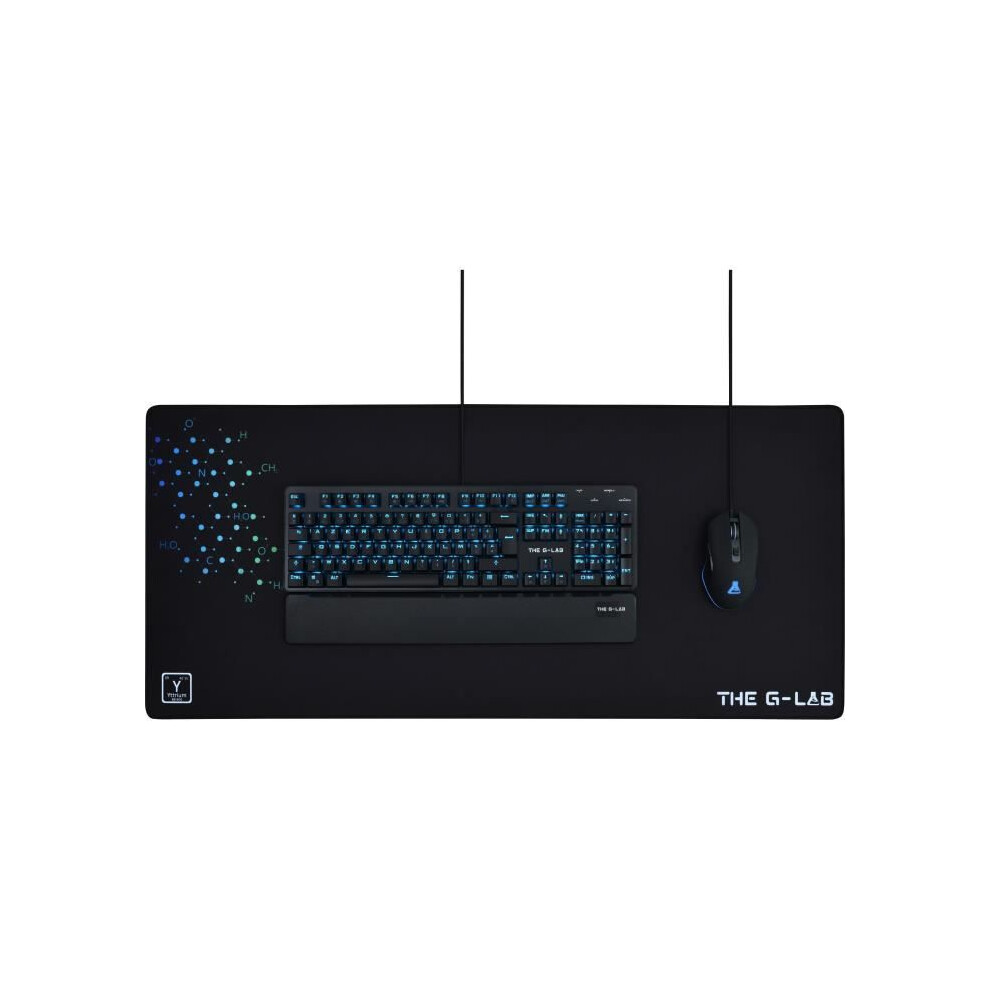 G-Lab - Pad Yttrium - Xxl Non-Slip Rubber Base Mouse Mat - 900*400*4Mm For Mice, Keyboards And Gaming Peripherals 3760162063387
