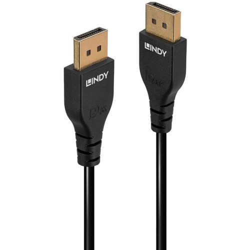 Lindy - 36462 - Slim DisplayPort 1.4 Cable, 2m
