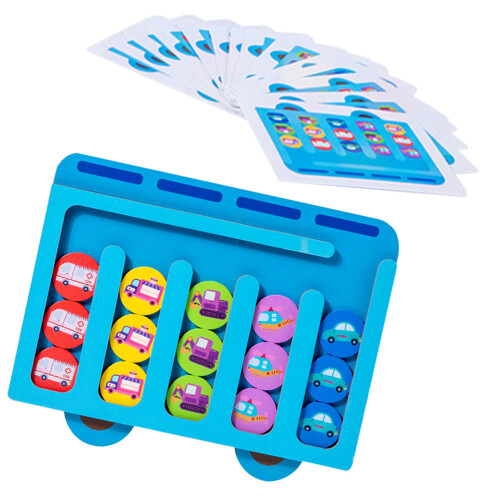 3Ensembles Jouet Educatif En Bois Tri Enfants