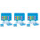 3Ensembles Jouet Educatif En Bois Tri Enfants 6