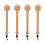 4Pièces Maillet En Bois Khaki Pour Catcher Baseball Softball 6