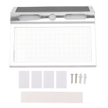 Lampă de perete cu senzor solar din oțel inoxidabil IP65 112 LED-uri