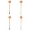 4Pièces Maillet En Bois Khaki Pour Catcher Baseball Softball 7