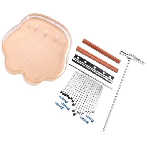 2Ensembles Mini Kalimba 17 Clés Kit Complet Pour Musiciens 1