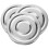 6Pièces Inserts Aluminium Argent Pour Rangement Fards Blushs DIY 3