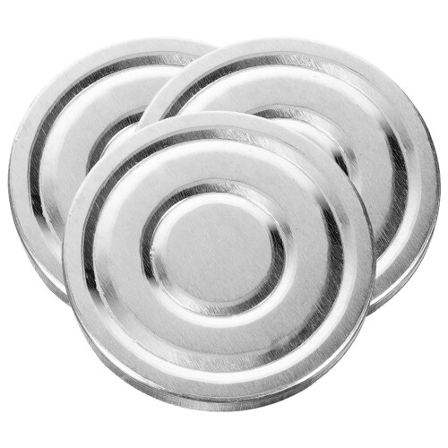 6Pièces Inserts Aluminium Argent Pour Rangement Fards Blushs DIY 2