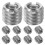 50Pièces Adaptateur Micro Argent En Acier Pour Caméra 1