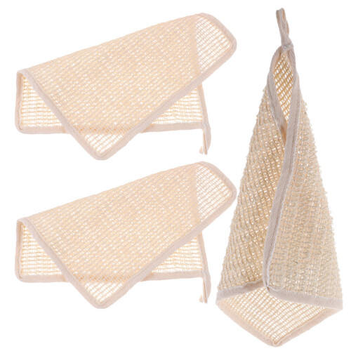 15Pièces Lavettes Ramie Coton Kaki Usage 2