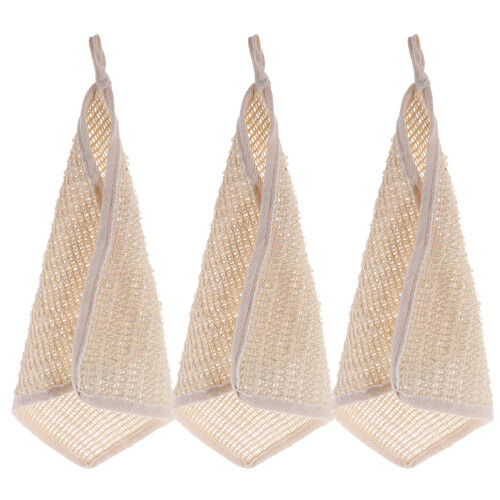 15Pièces Lavettes Ramie Coton Kaki Usage 1
