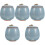 5Pcs Small Sky-Blue Ceramic Dog Cat Pet Urns Ashes Storage Memorial 4